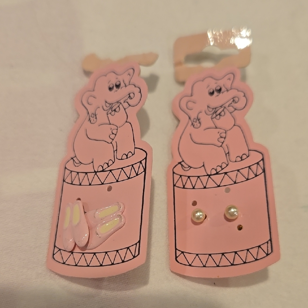 Baby Earrings , 2 pair